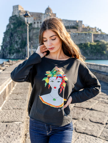 Felpa Donna: Art. CA- 01  Le Ischitane