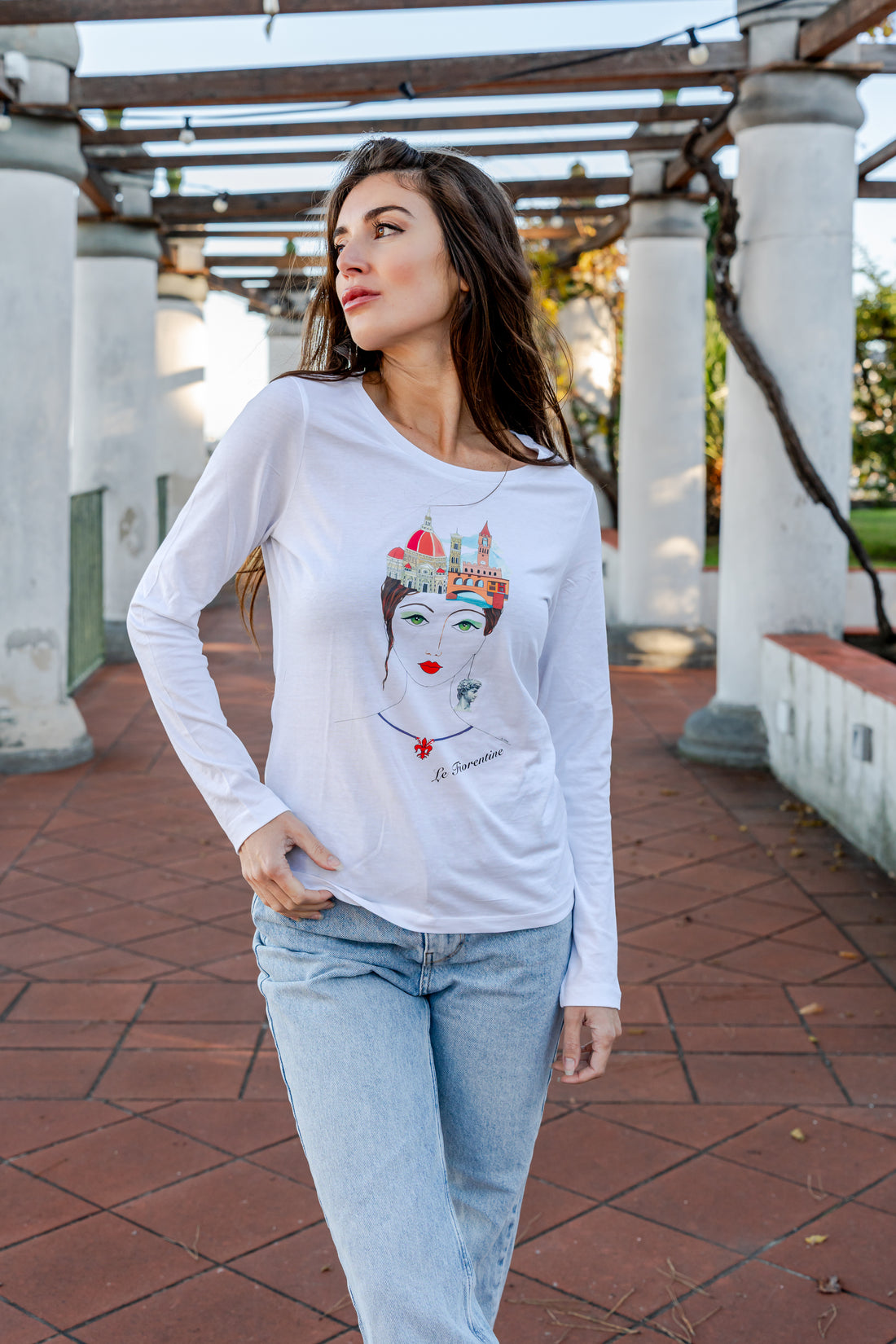 T-Shirt manica lunga: Art. FRZ -12 Le Fiorentine