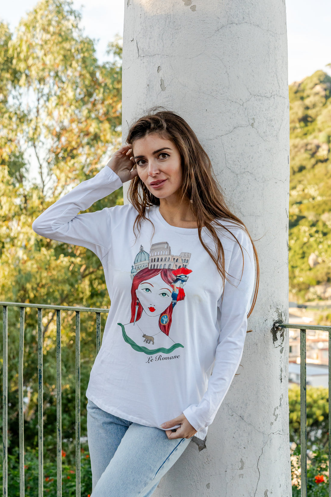 T-Shirt manica lunga: Art. RMN-11 Le Romane